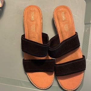 TOMS suede sandals